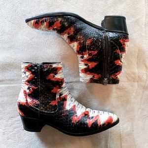 SNAKESKIN PALO ALTO BOOTIES BY MODERN VICE 🐍